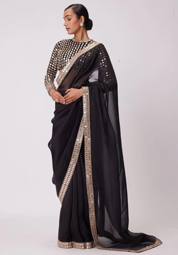 Precious Rangoli Silk Black Color Saree