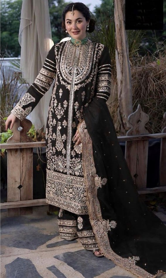 Demanding Embroidery Sequence Work Black Color Anarkali Suit